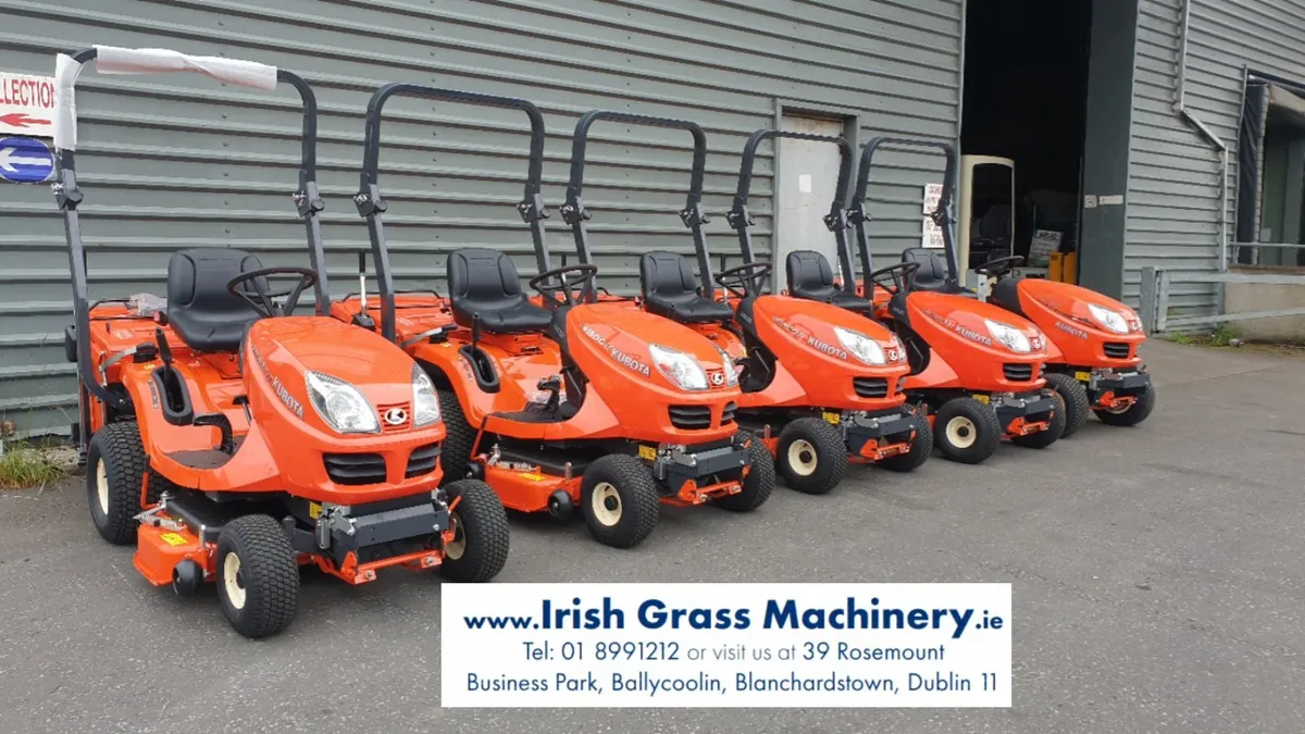 Full range of Kubota Groundcare Machinery - Image 1