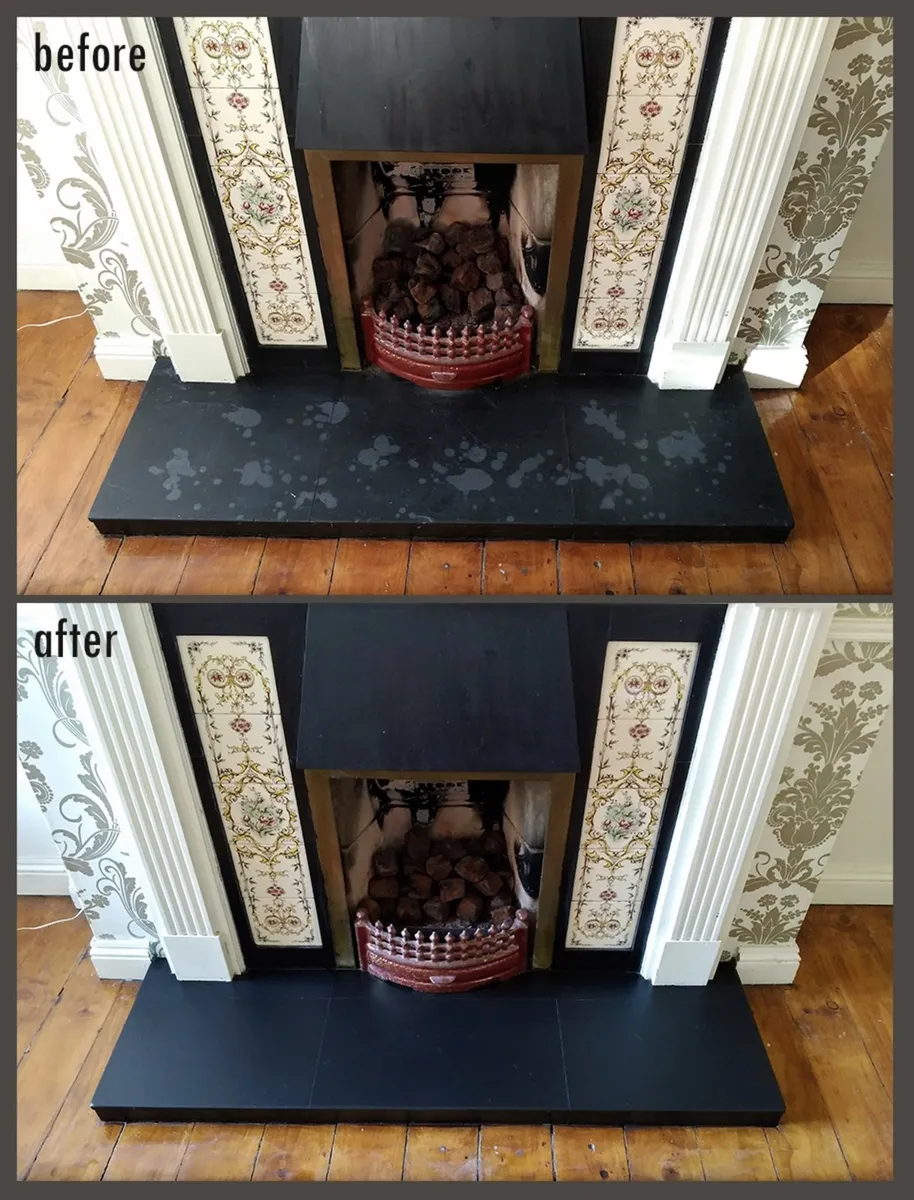 Marble Fireplace - Cleaning and Repair