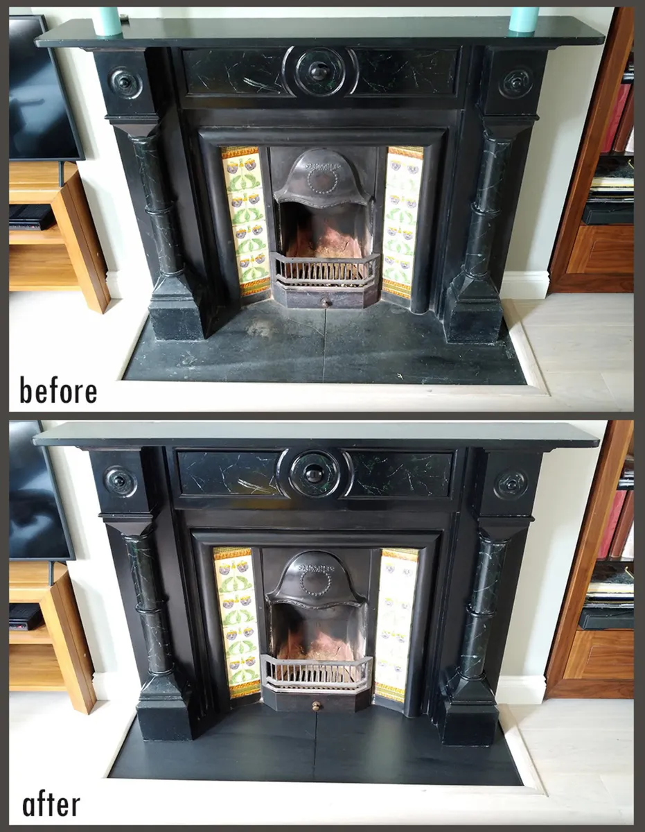 Marble Fireplace - Cleaning and Repair - Image 2