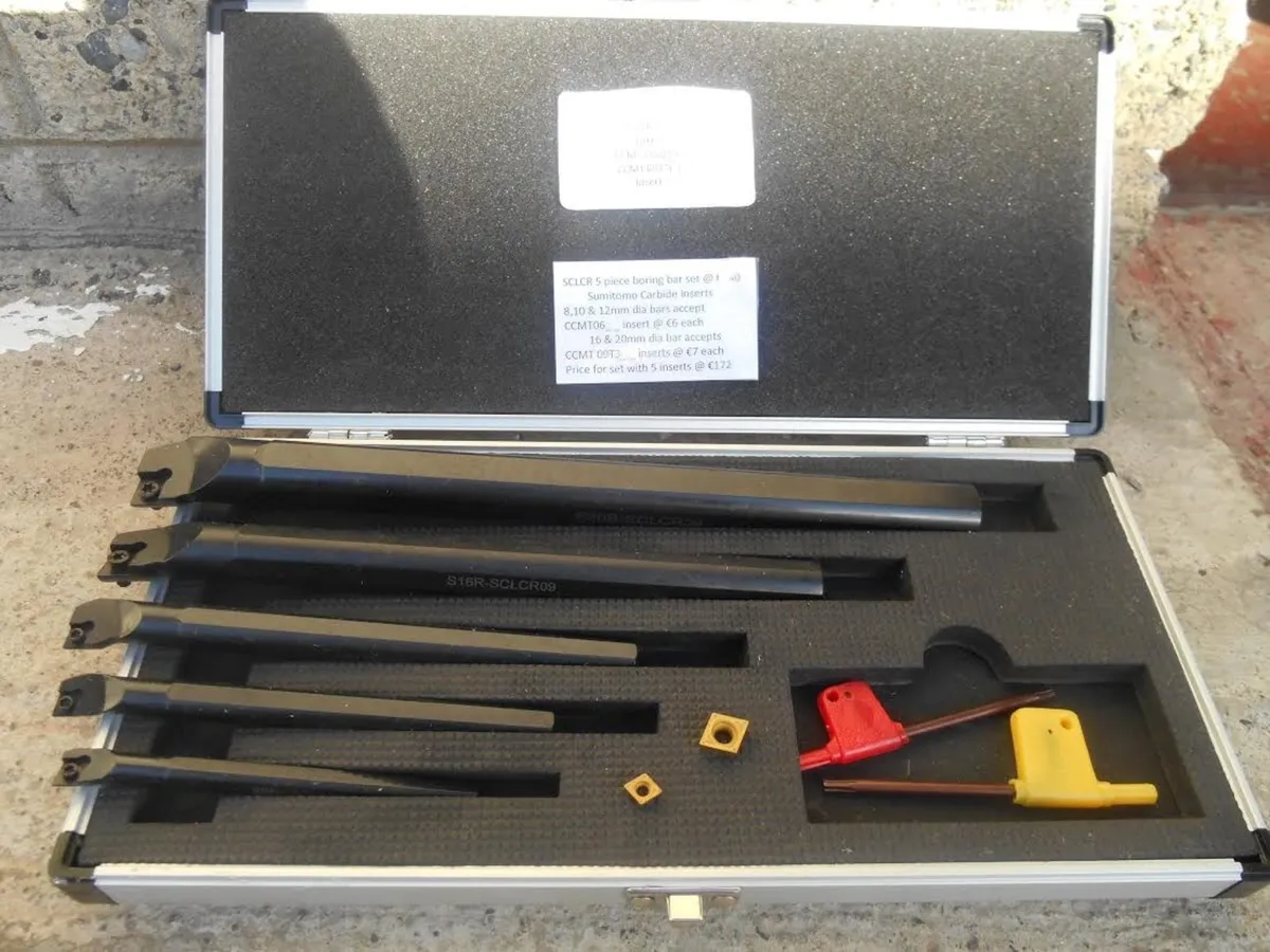 Lathe boring bar sets - Image 2