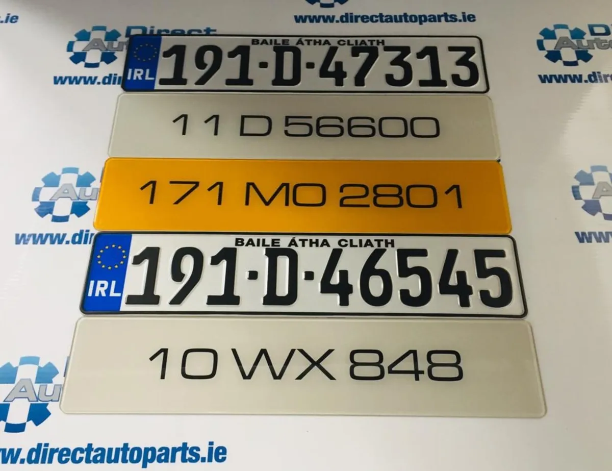 NUMBER PLATES •NATIONWIDE DELIVERY• - Image 1