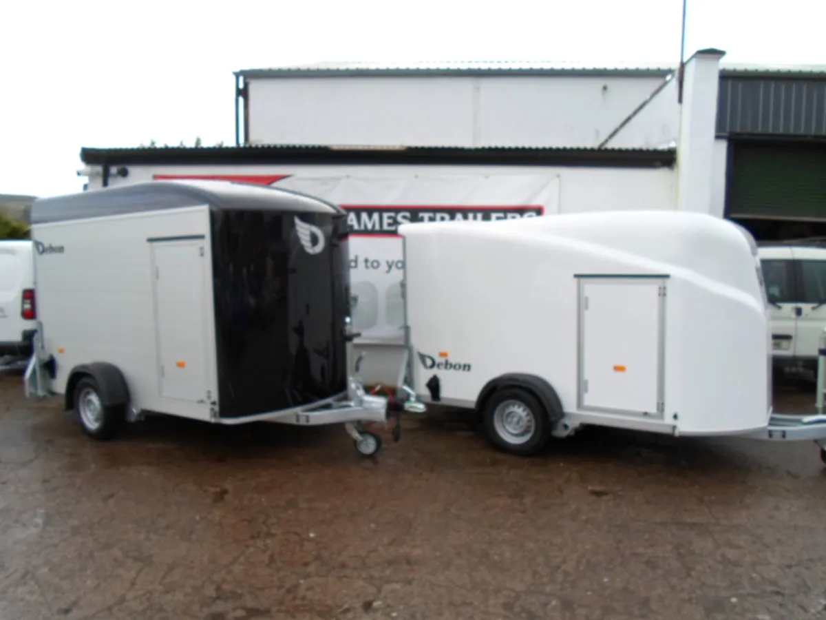 Debon Box Trailers Box Van Full Range in stock - Image 1