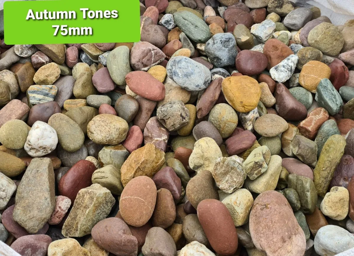 Decorative Stone Cobbles  sizes 28mm - 75mm