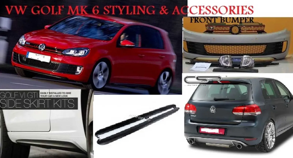 VW Golf MK 6 GTI Bodykit Bumpers - Image 3