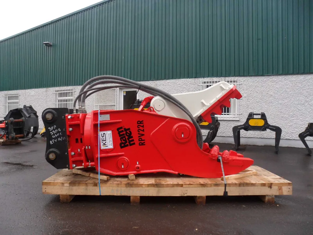 Attachment Hire Rammer Rotating  Pulverizer. - Image 1