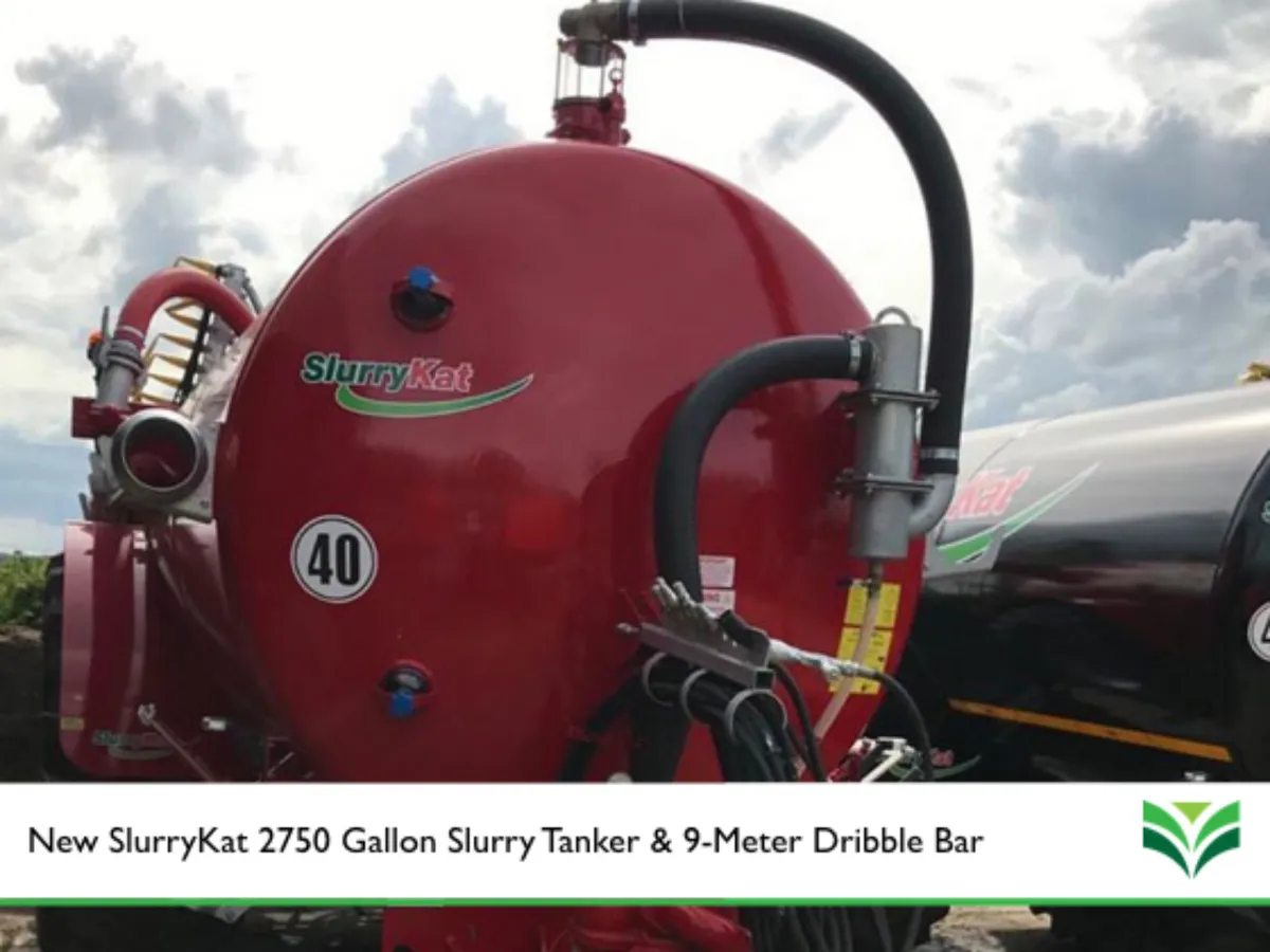 NEW SlurryKat 2,750 Gallon Tanker + 9M Dribble Bar - Image 3