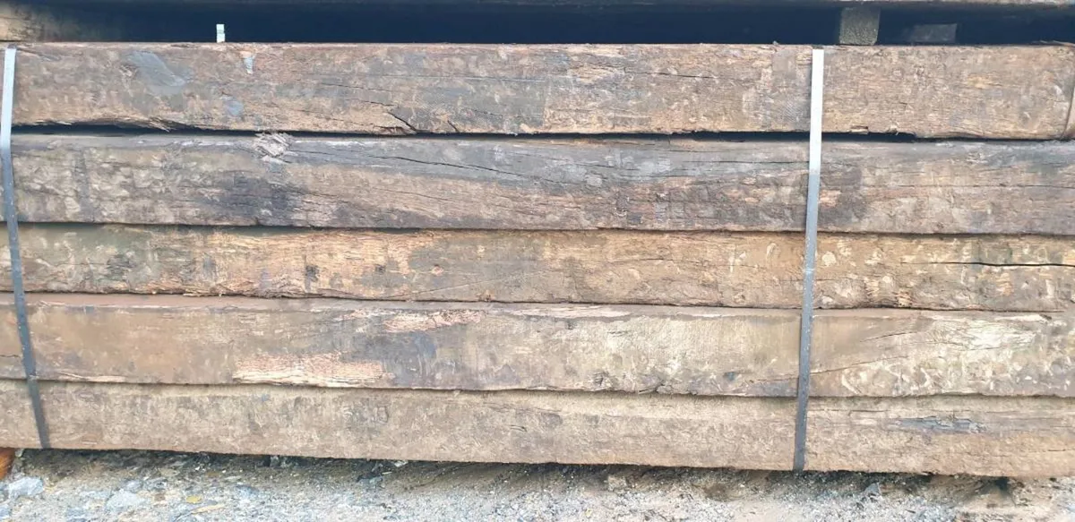 Railway sleepers OAK - Reclaimed - Image 2