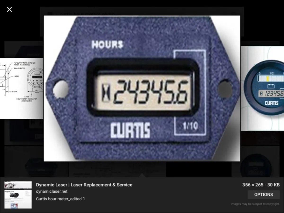 Curtis hour clocks and hour meters Square and Rou - Image 2