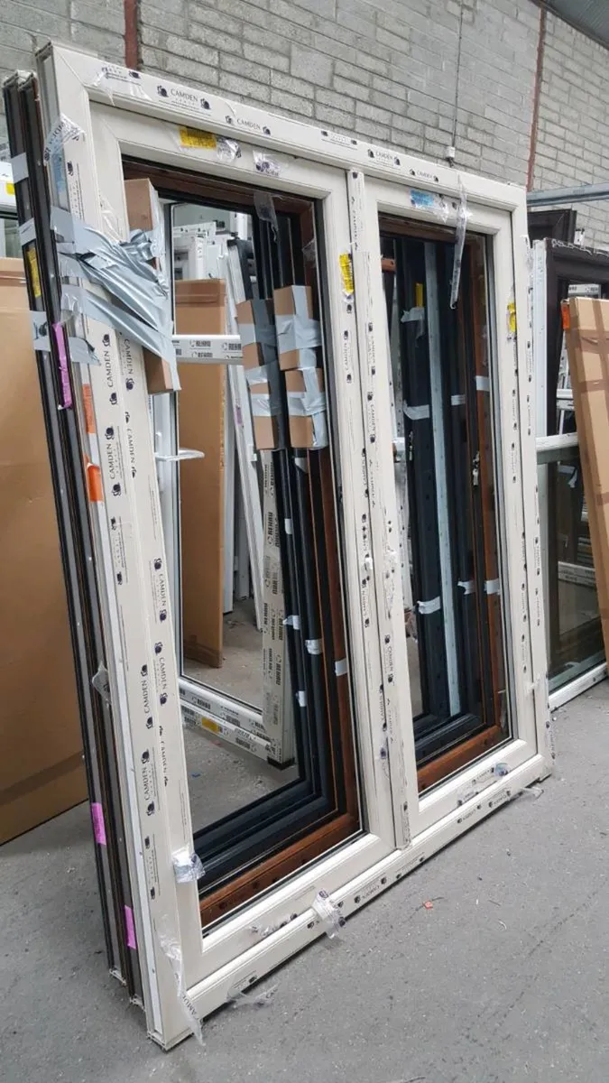 Pvc WHITE FRENCH DOORS IN STOCK  W23F6C1 WPVC LTD - Image 2