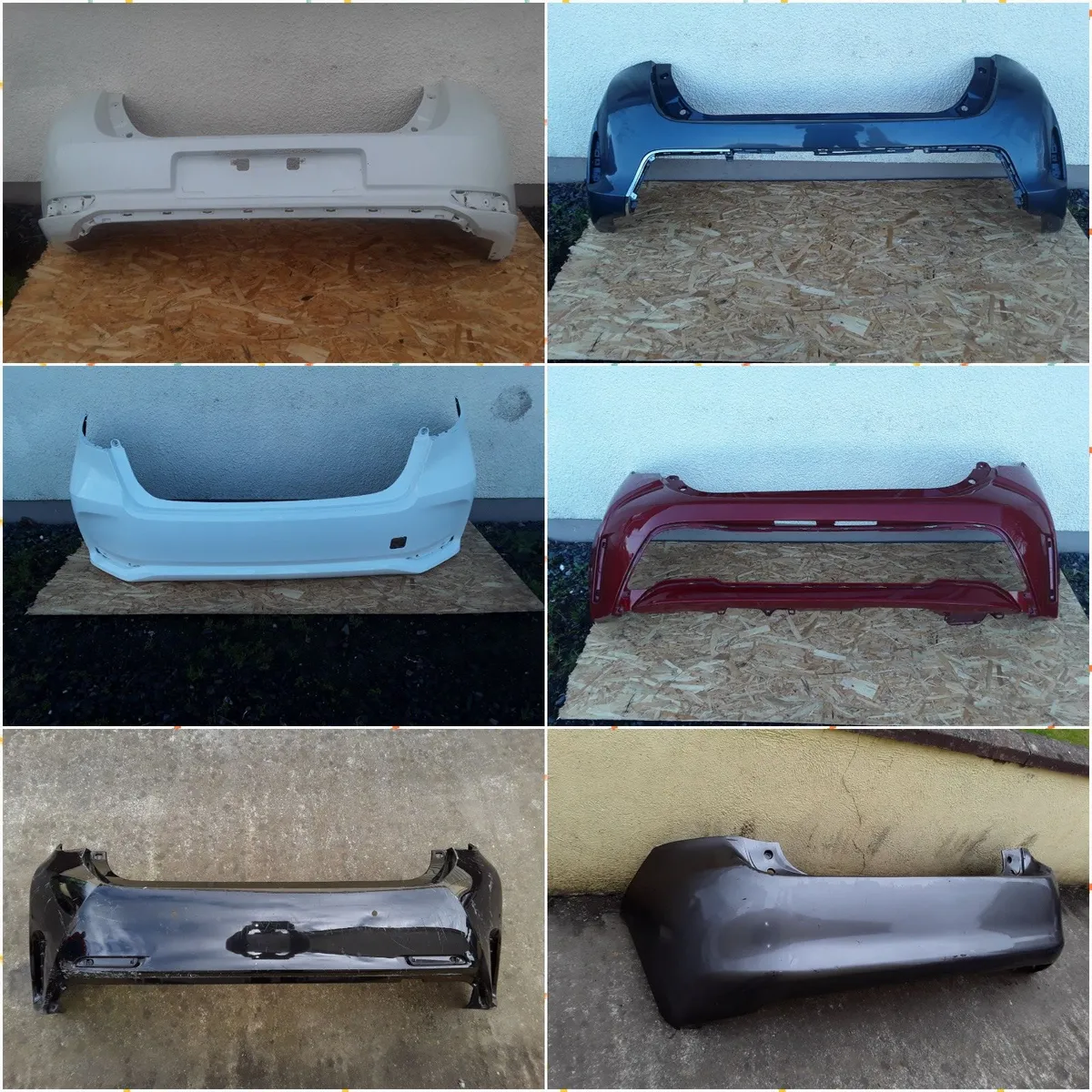 REAR BUMPERS FOR VARIOUS MAKES AND MODELS
