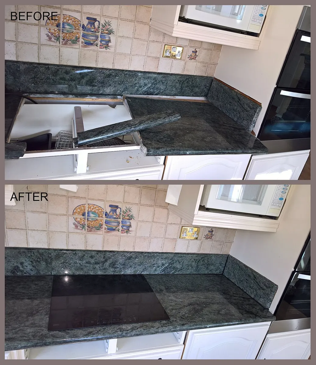 Granite Marble Worktops - Restoration Adjustments - Image 3