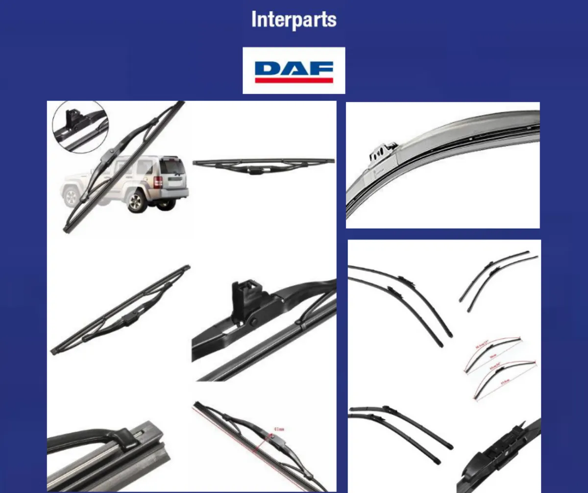 Wiper blades For Light & Heavy Commercials & Cars