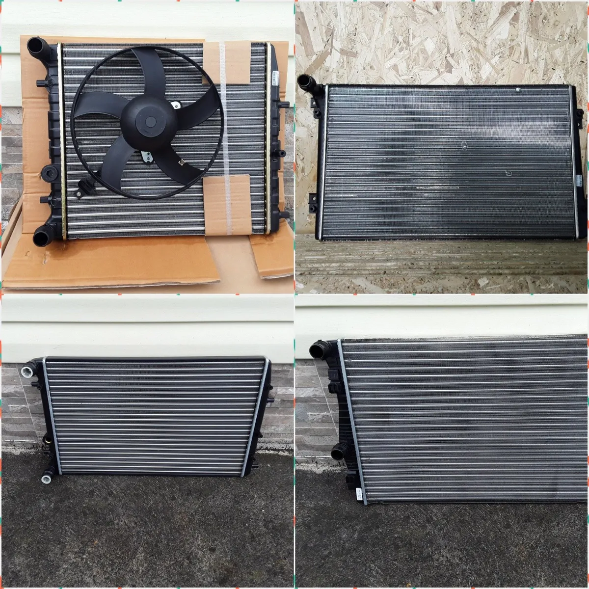 VW SEAT SKODA  RADIATOR CONDENSER INTERCOOLER FAN - Image 1