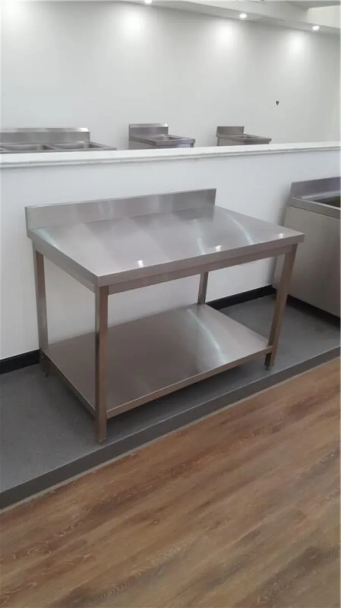 New heavy duty tables +sinks we can stand over - Image 2