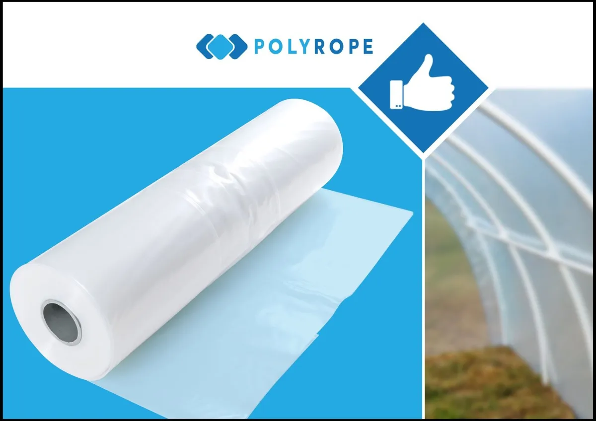 Greenhouse plastic uv poly tunnel cover strong