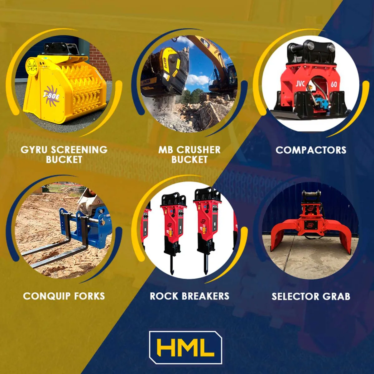 Attachment Hire , Plant hire Rock Hammer