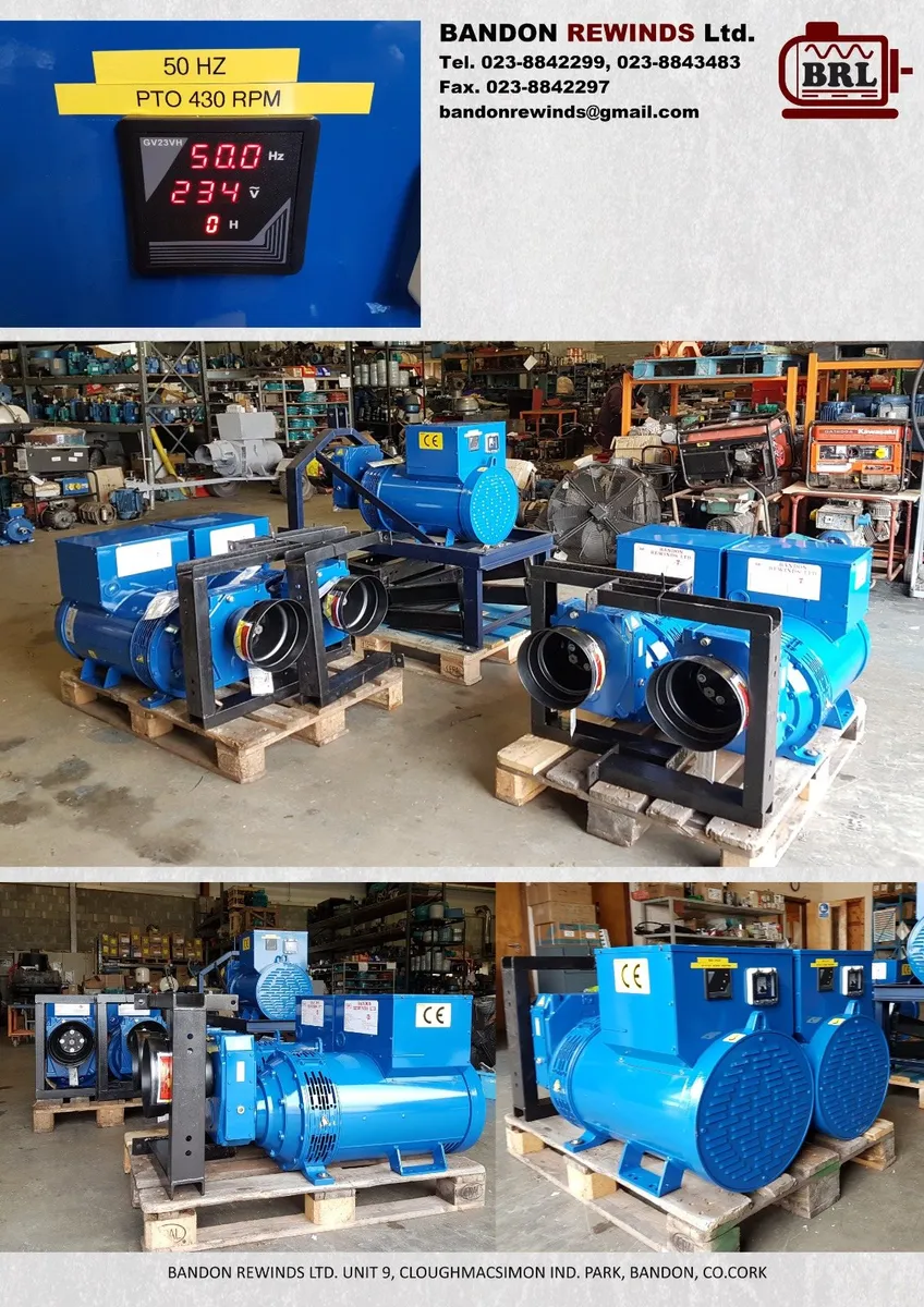 Generators, PTO and petrol, Electric motors - Image 2