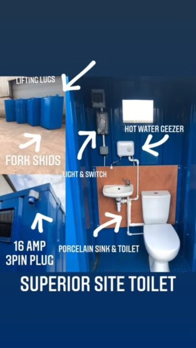 Portable Steel Toilet/ Site Toilet - Image 3