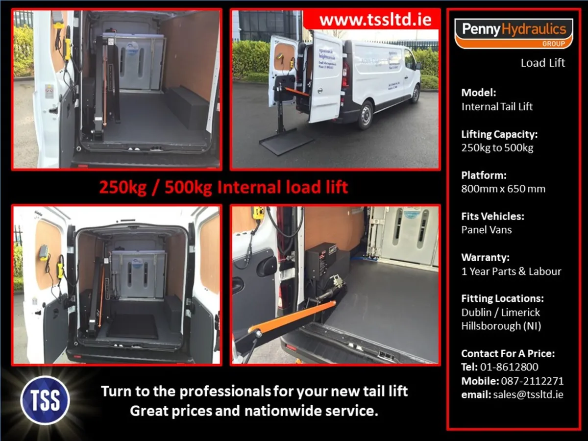 Internal Load Lifts For Commercial Vehicles - Image 1