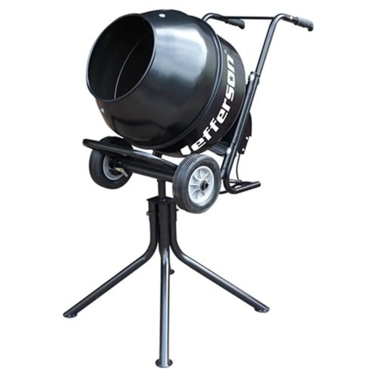 Jefferson 130L Electric Cement Mixer c/w Stand - Image 2