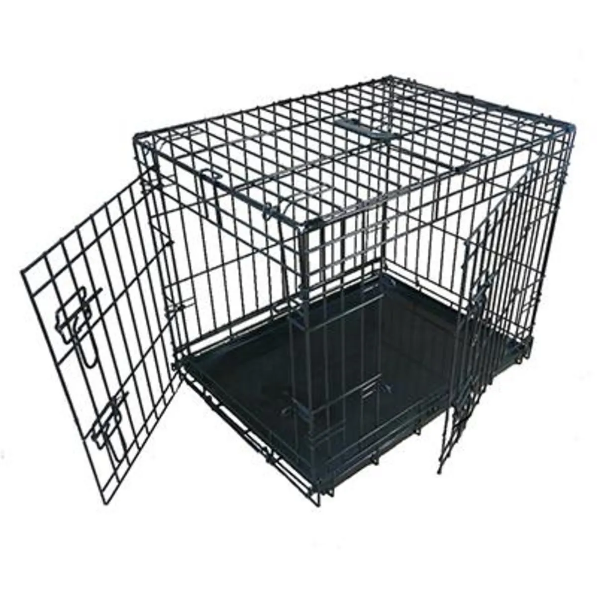 XXX Large Metal Folding Dog Crate (122L x 74.5W x - Image 2