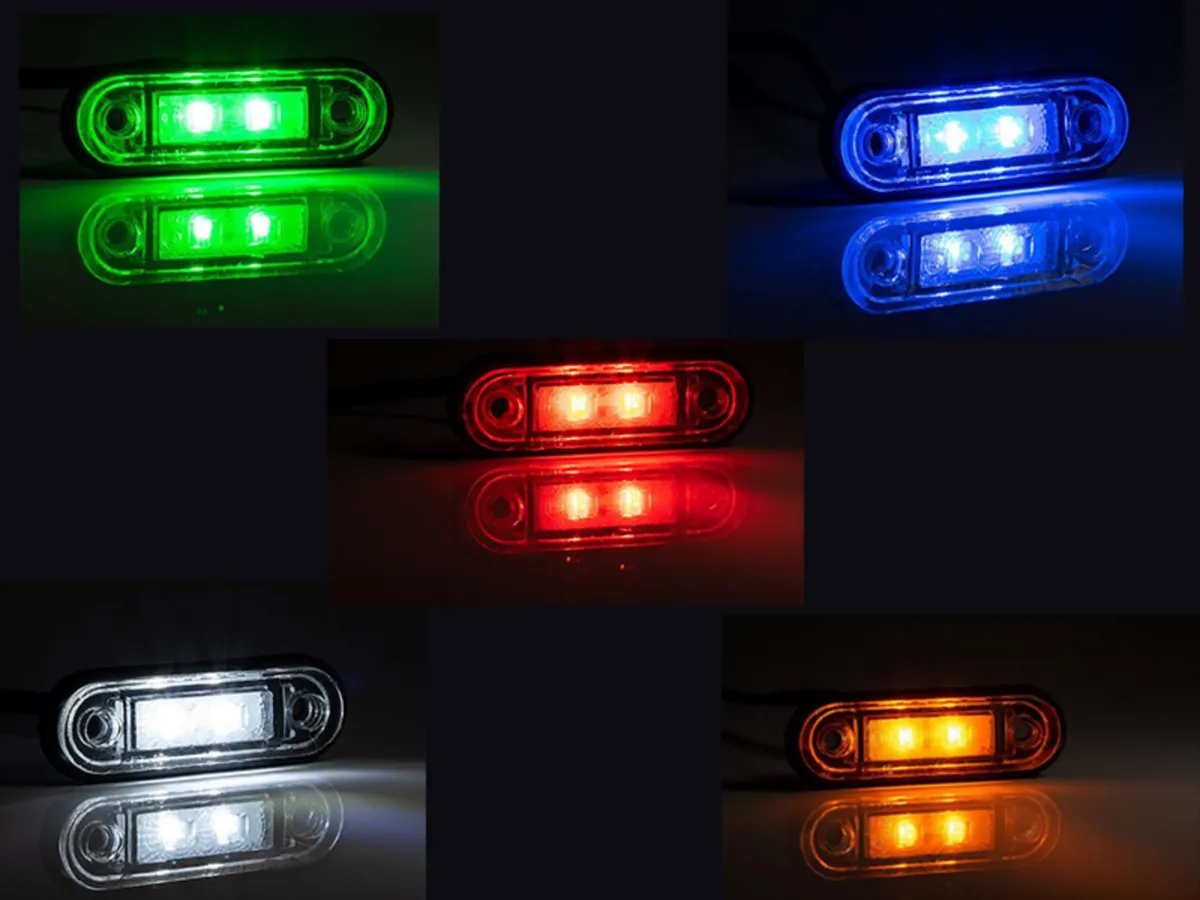 12v/24v Flush Fit Slim LED Marker Lights..Free Del - Image 1