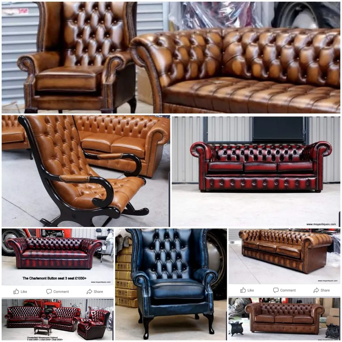 Chesterfield sofa Ireland No Tariffs all Ireland - Image 1