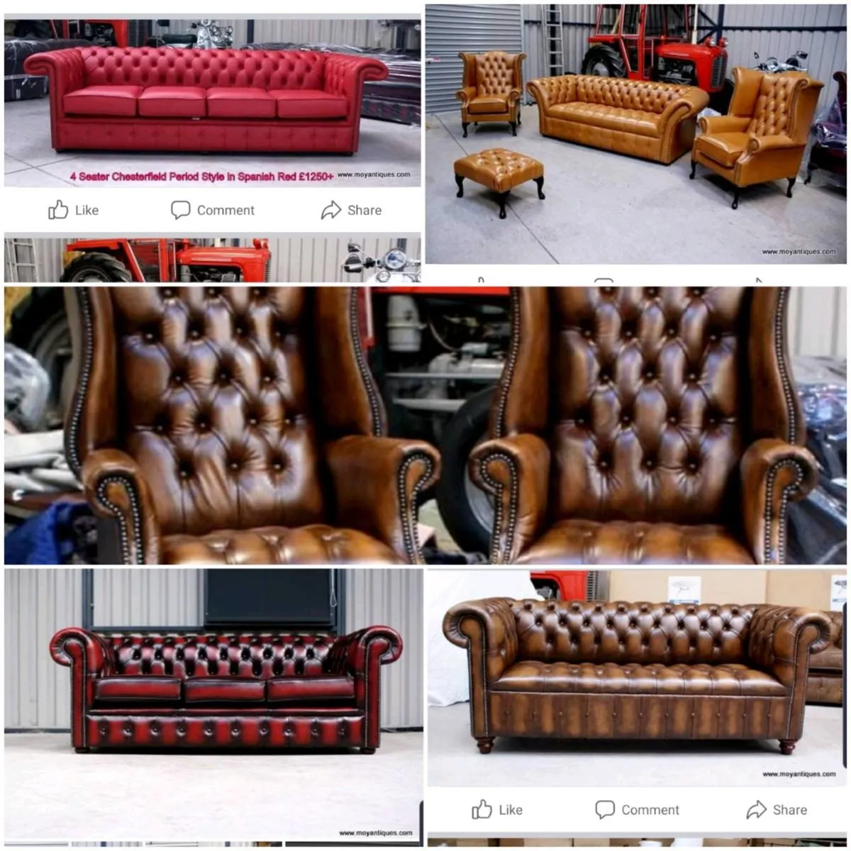 Chesterfield sofa Ireland No Tariffs all Ireland - Image 2