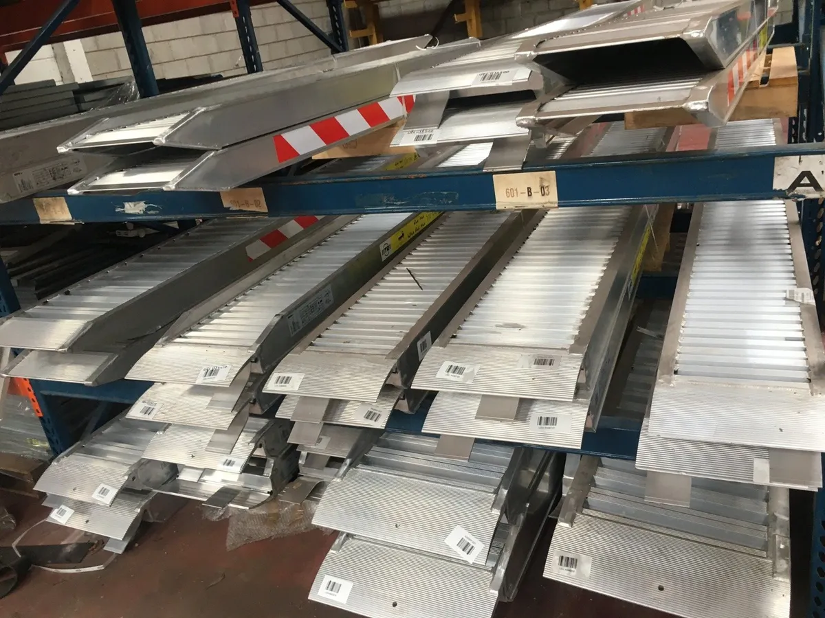 Aluminum Loading Ramps for Plant - Image 1
