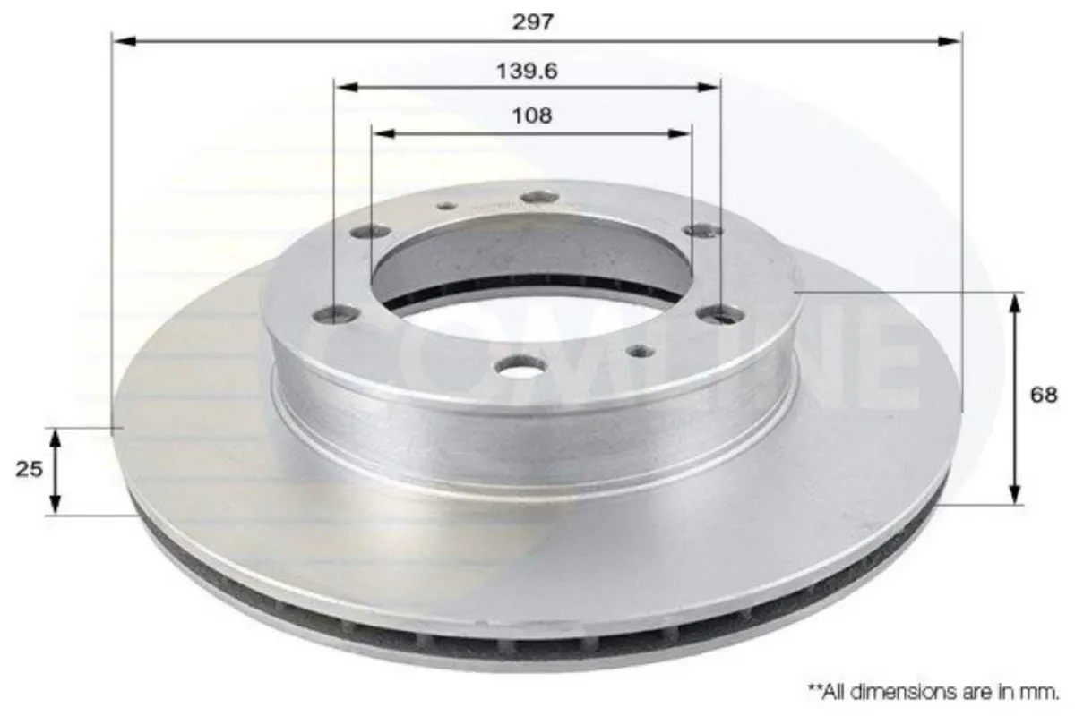 Toyota Hilux 2005-2009 Front Brake Disc