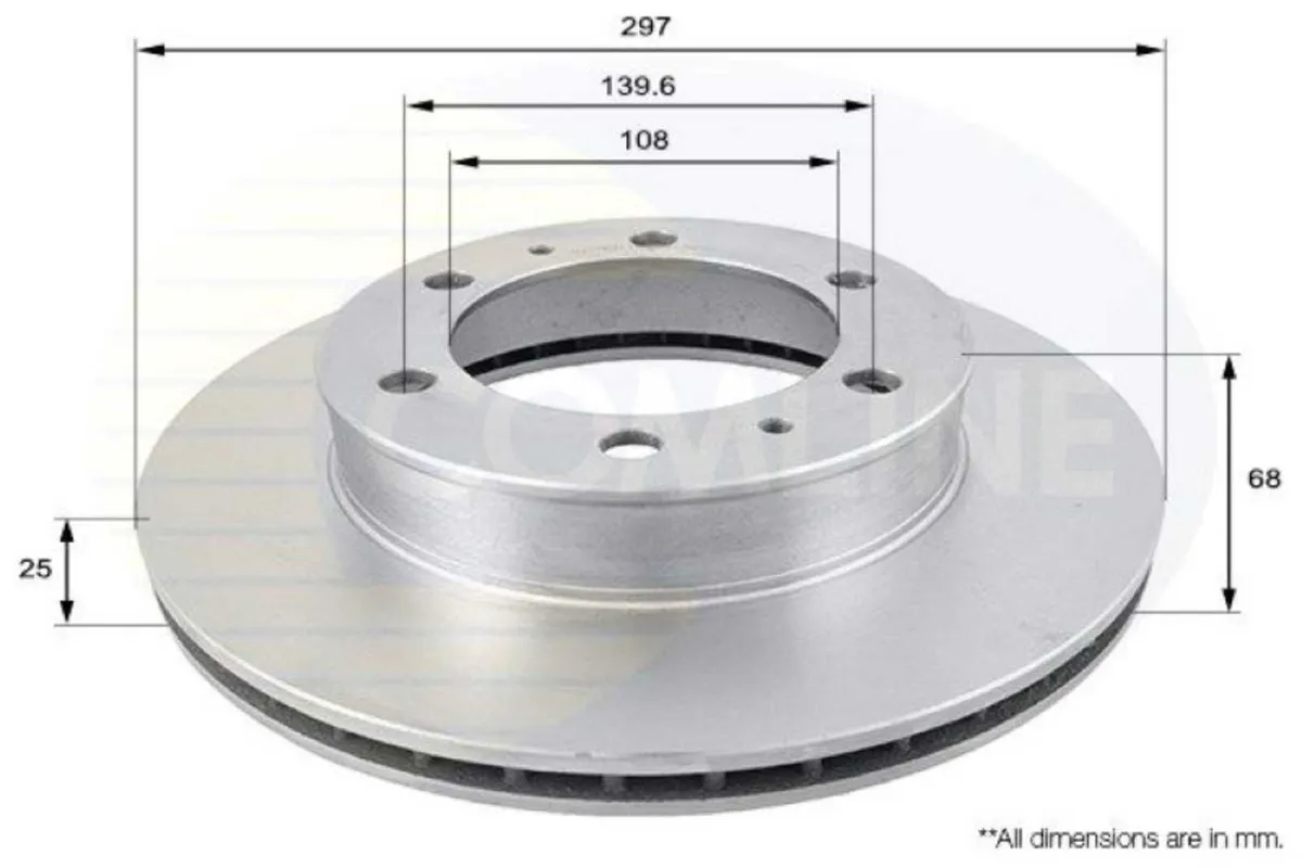 Toyota Hilux 2005-2009 Front Brake Disc - Image 1