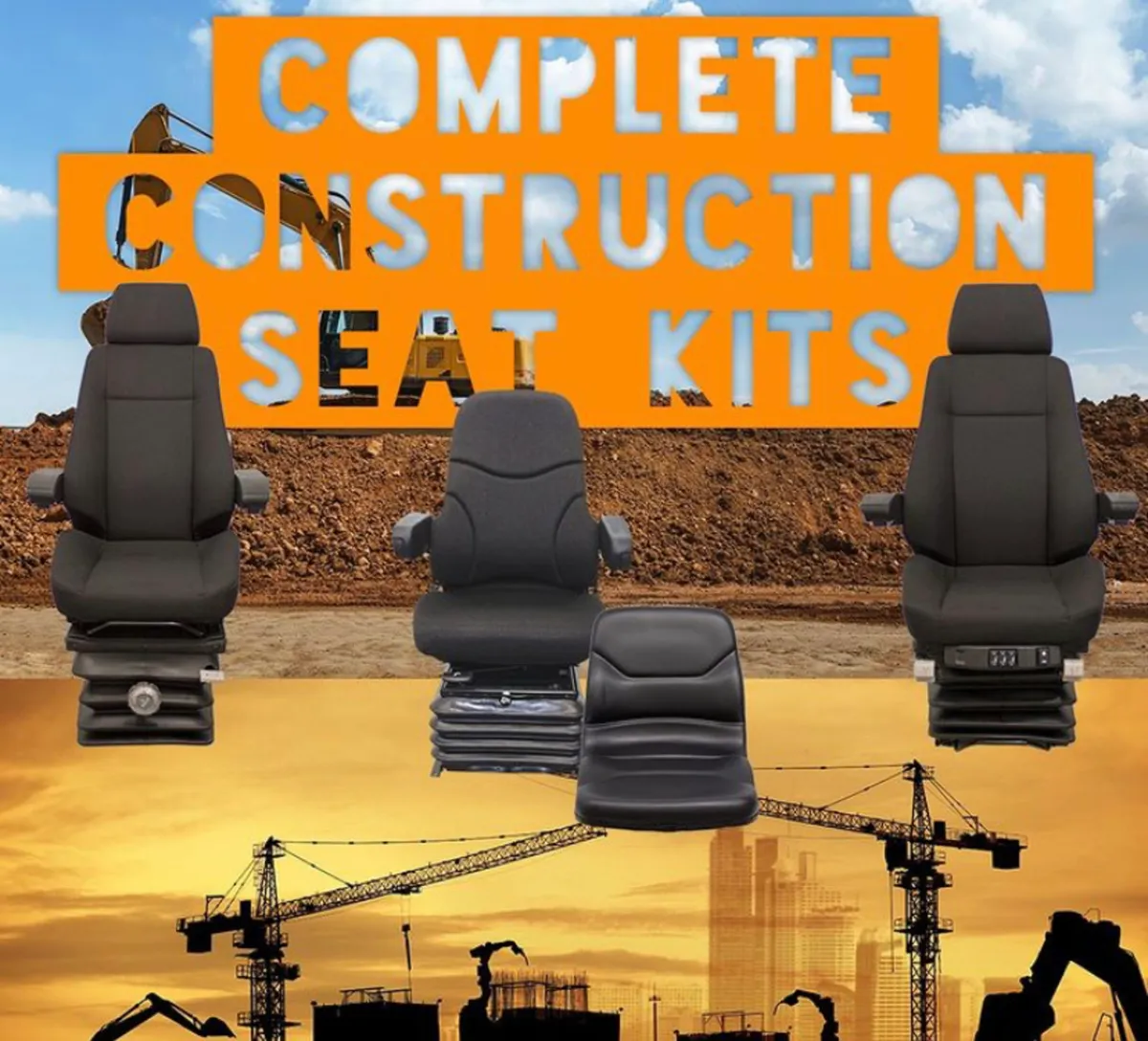 Digger - Excavator -Loader - Dump Truck Seats...