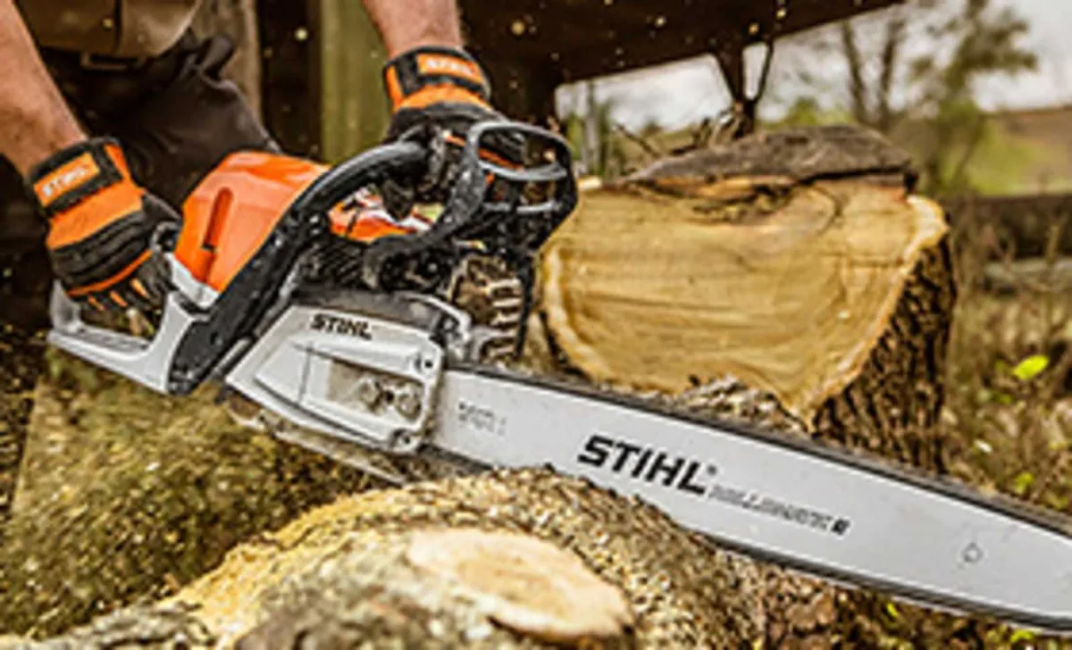 Scrap your old saw and buy a STIHL!