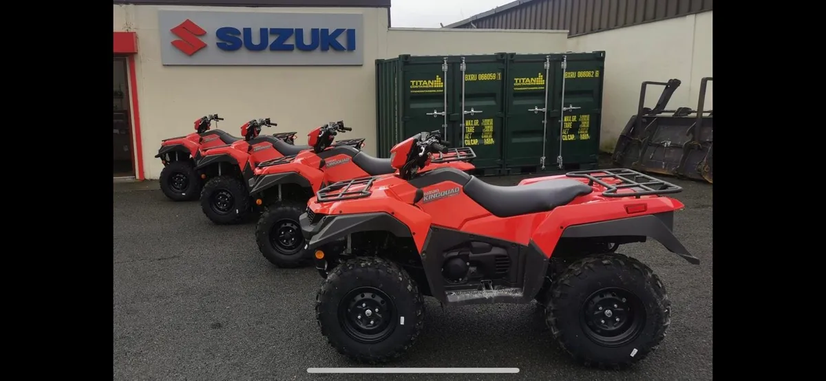 New Delivery of Suzuki Kingquads