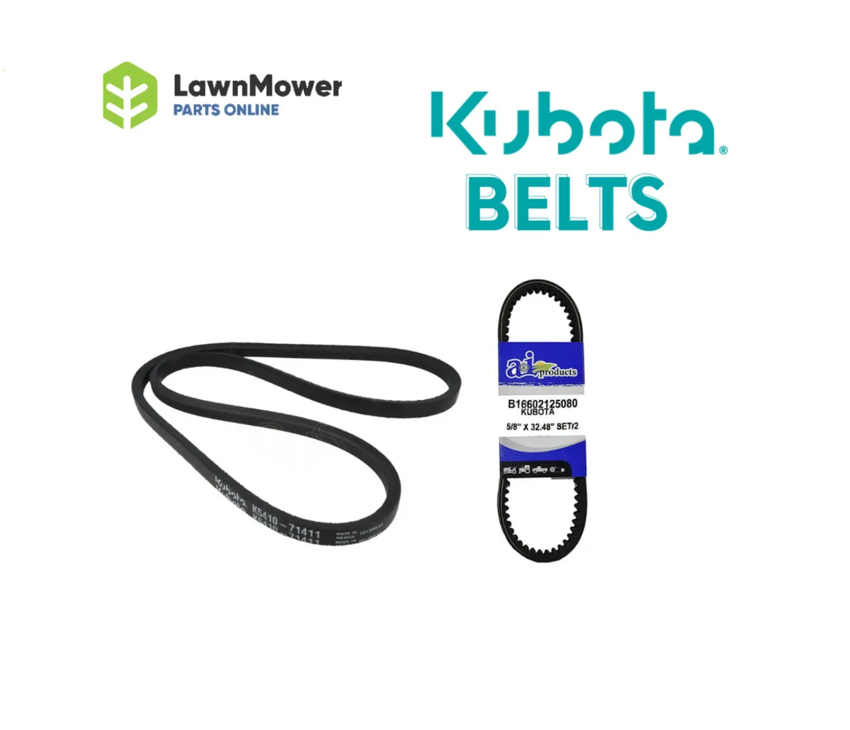 Kubota Belts: FREE DELIVERY