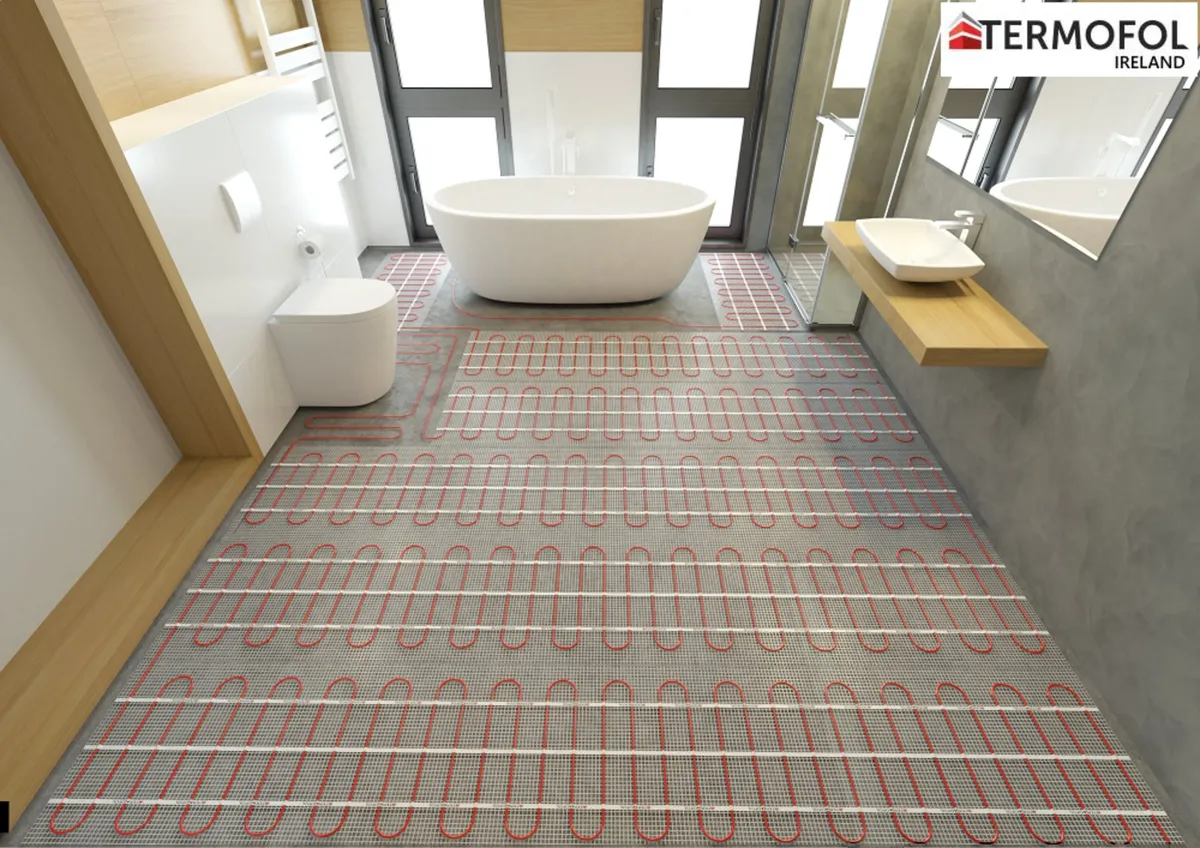 Heating mat underfloor tiles floor - Image 3