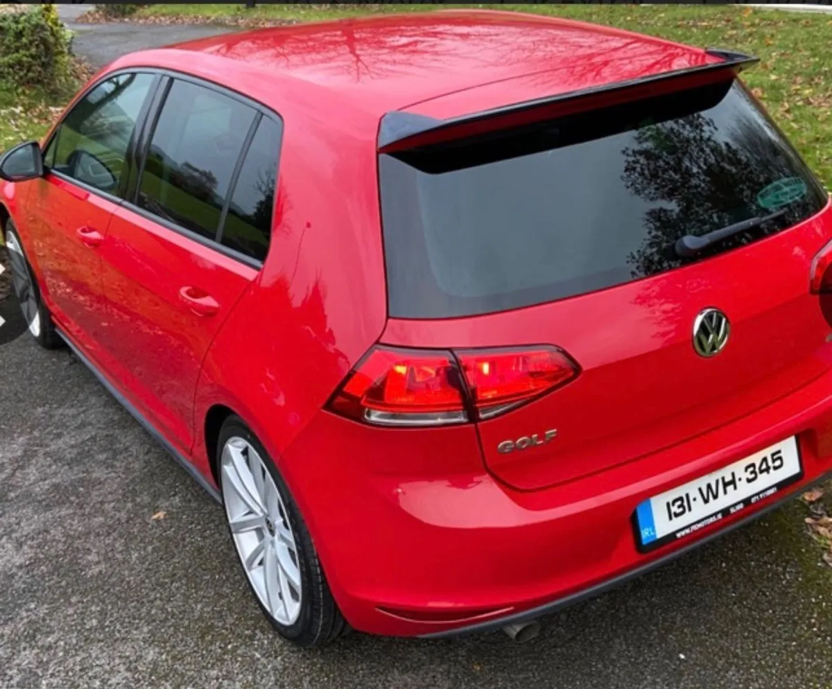 Mk7 golf high flick boot spoiler single piece