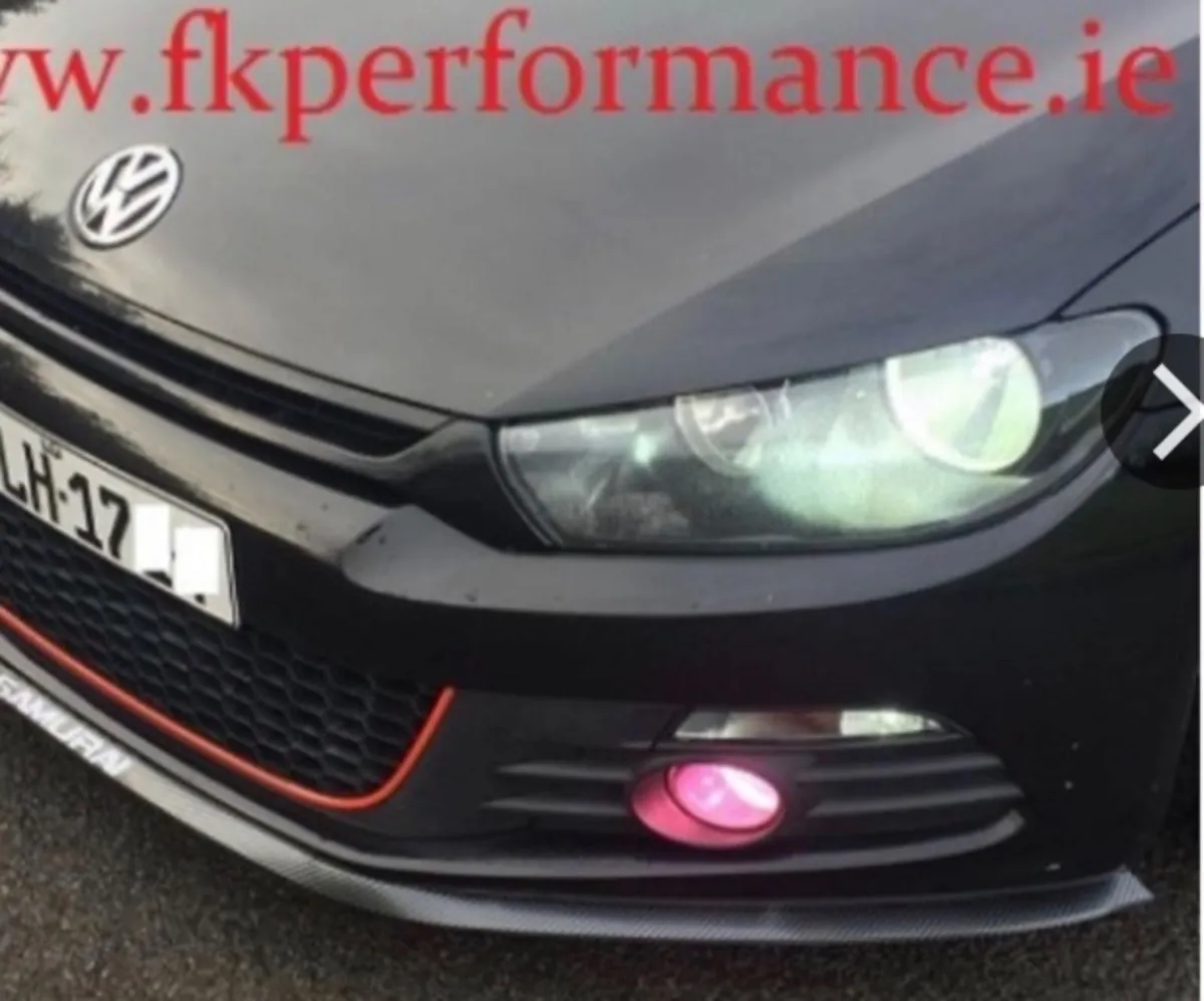 Black & carbon samurai front lips - Image 1