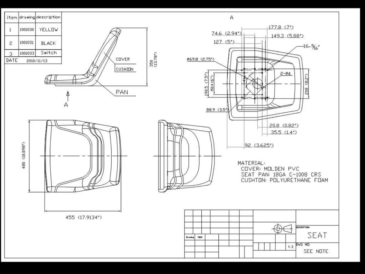 Lawnmower seats - Image 3