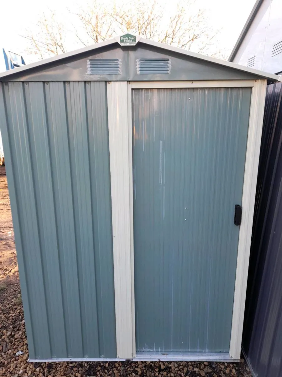 Metal garden shed