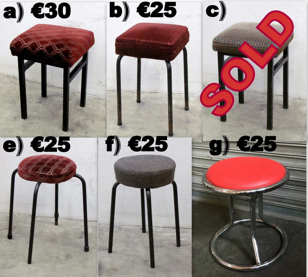 High & low bar stools - Image 3