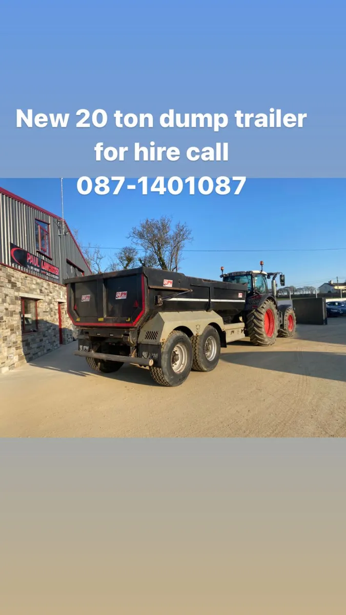 20 ton dump trailer for hire - Image 2