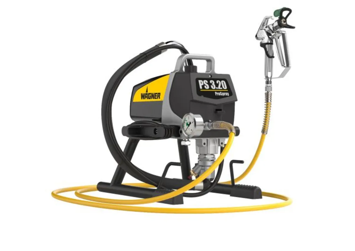 Wagner PS 3.20 Airless Paint Sprayer 110 Volt Skid - Image 1
