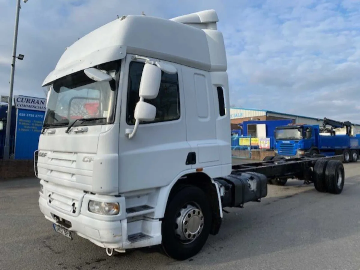 07 daf cf 65 280 4x2 on air 18Ton 30ft chassis cab - Image 1