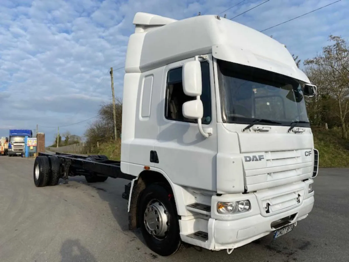 07 daf cf 65 280 4x2 on air 18Ton 30ft chassis cab - Image 3