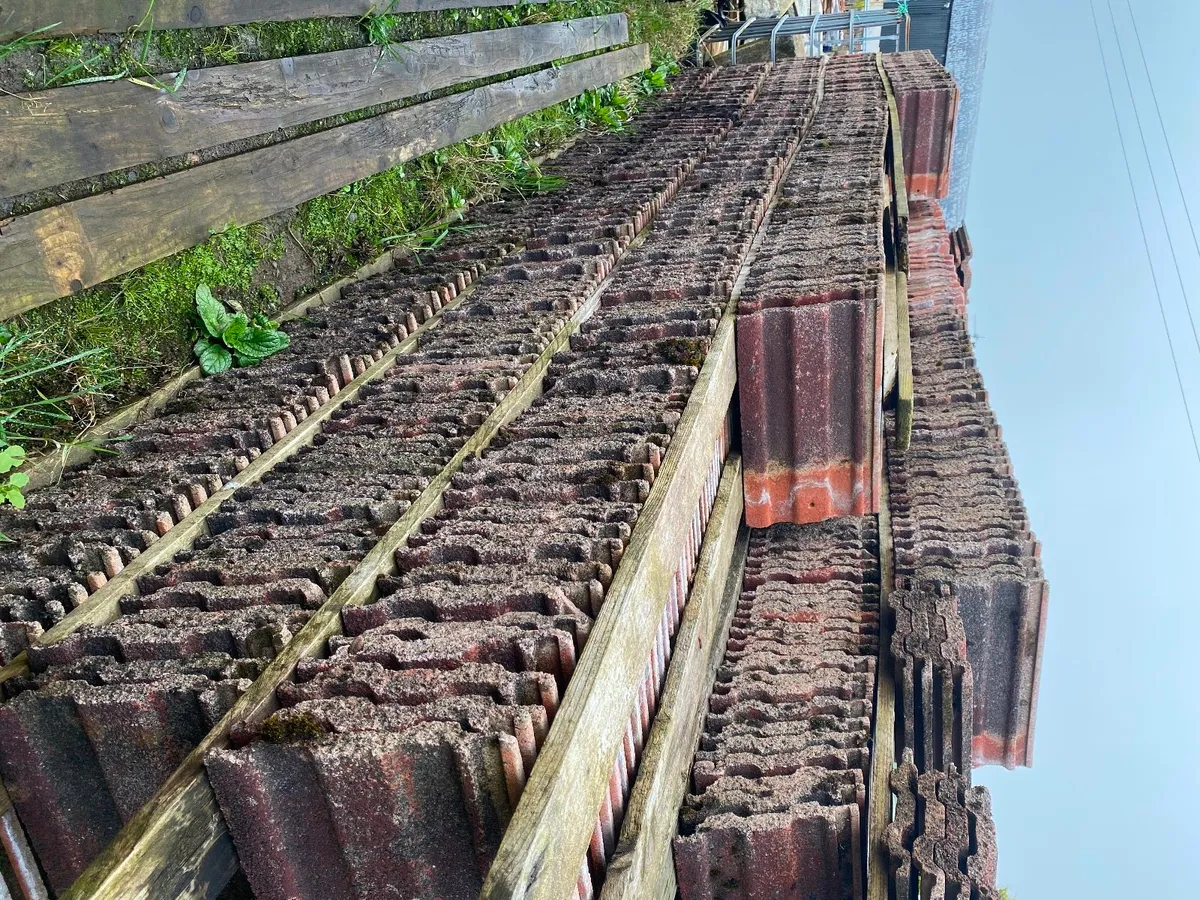 Reclaimed concrete roof tiles various types - Image 4