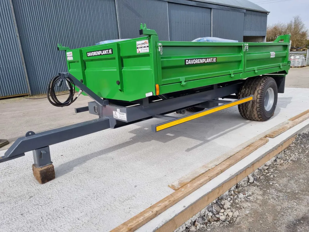 13x7 Tipper trailer. Also other sizes