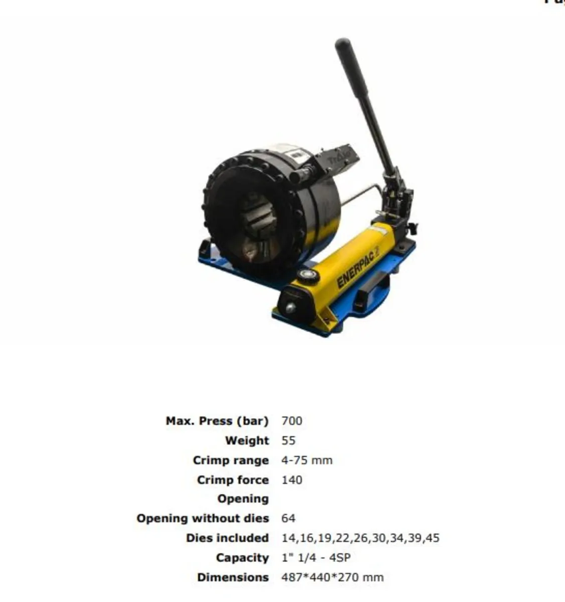 Portable Hydraulic Hose Crimpers - Image 3