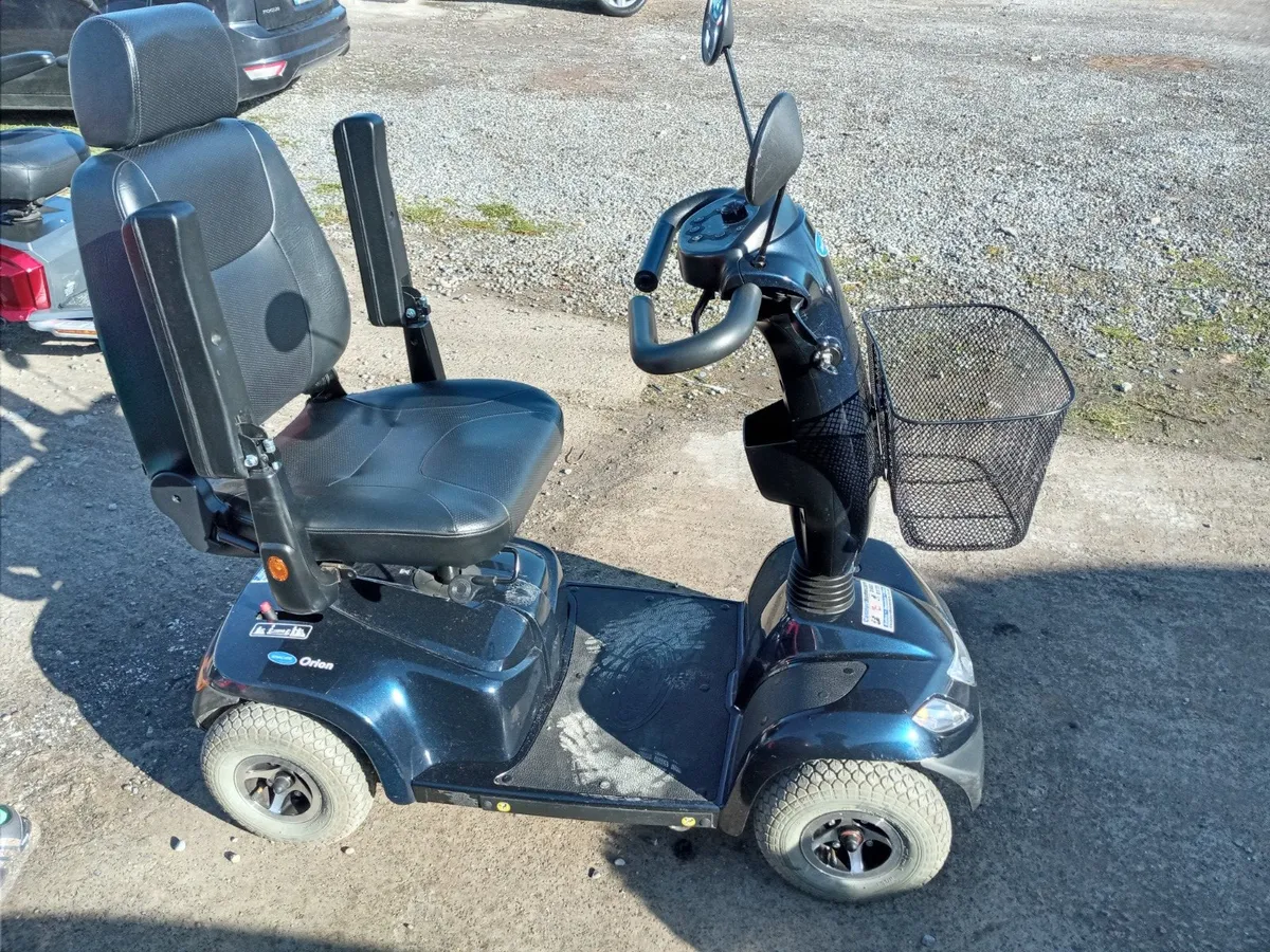 Mobility scooter.