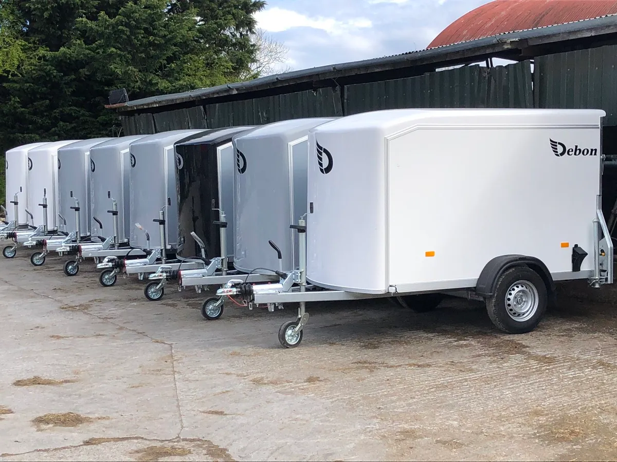 Debon c255 box trailers